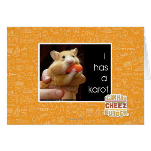 I has a karot cards