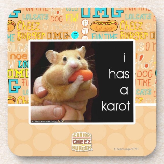 I has a karot coaster (Front)