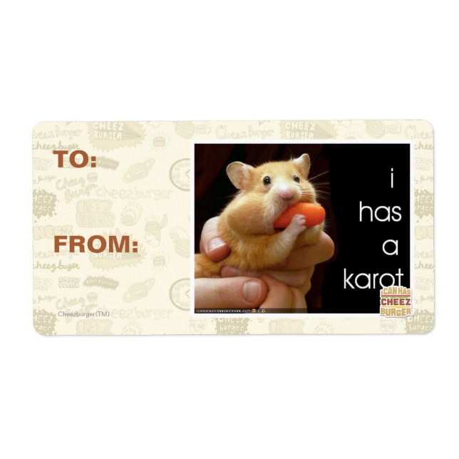 I has a karot label (Front)