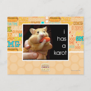 I has a karot postcard