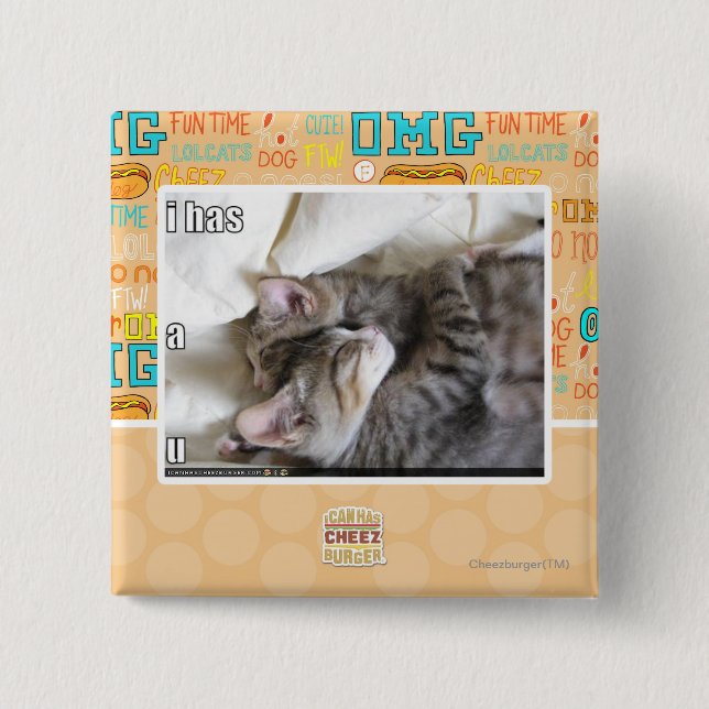 I has a u pinback button (Front)