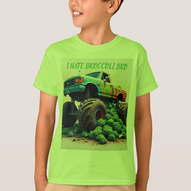 I hate broccoli bro T-Shirt (Front)