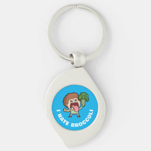 I Hate Broccoli Keychain