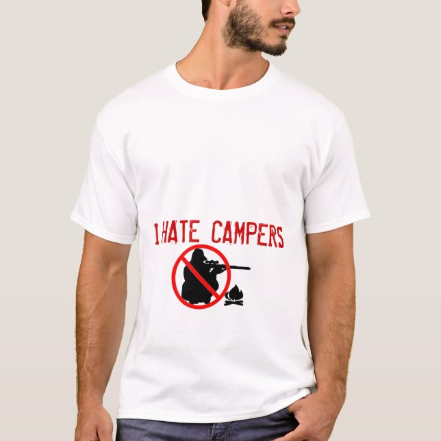 I Hate Campers Tee (Front)
