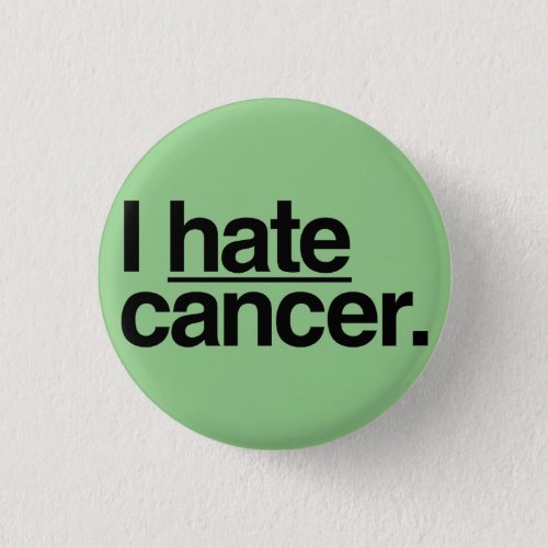 I hate cancer button