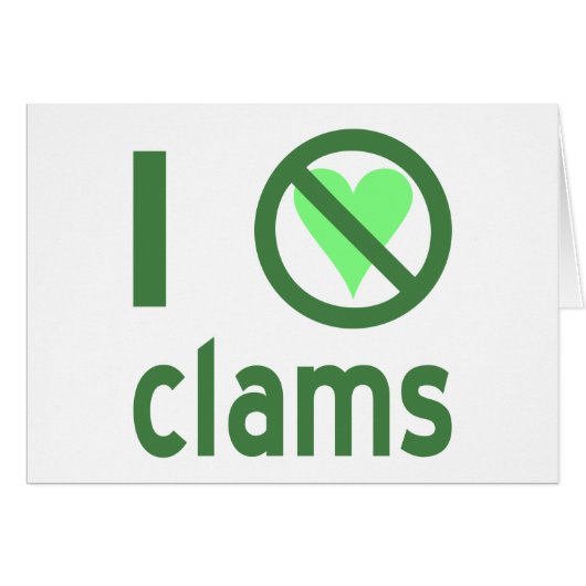 I Hate Clams (Front Horizontal)
