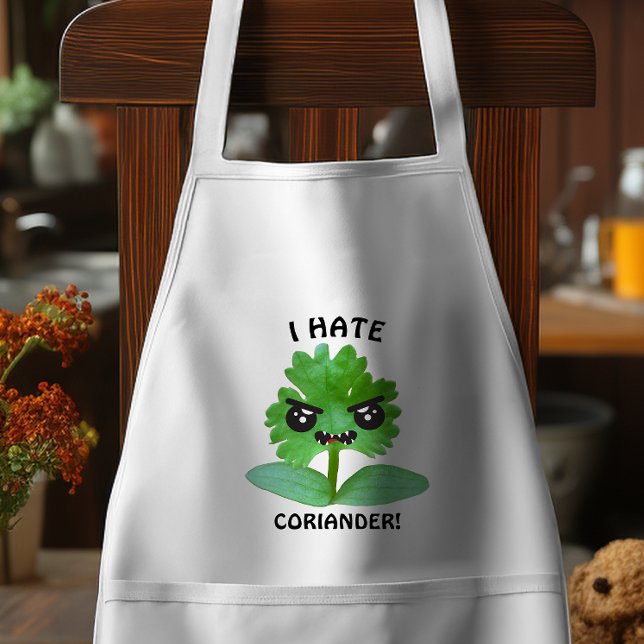 I hate Coriander - Cilantro Adult Apron (Creator Uploaded)