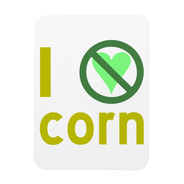 I Hate Corn Magnet (Vertical)
