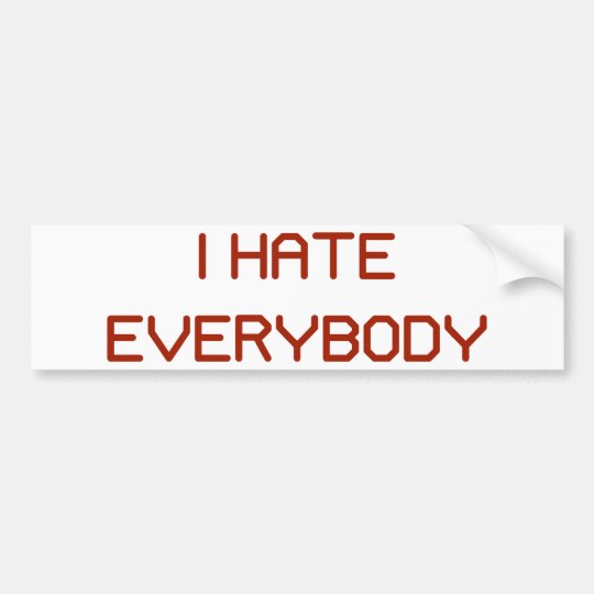 i hate everybody t shirt