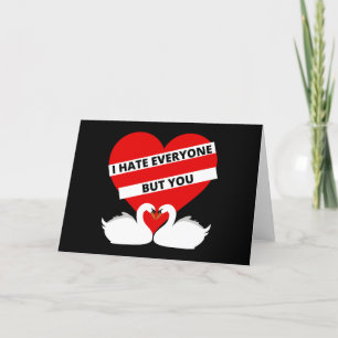 I Hate Everyone But You Holiday Card