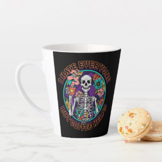 I Hate Everyone Coffee Helps Coffee Lover Gifts Latte Mug