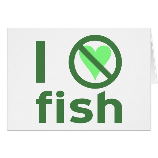 I Hate Fish Cards (Front Horizontal)