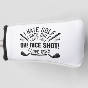 I Hate Golf Golf Head Cover