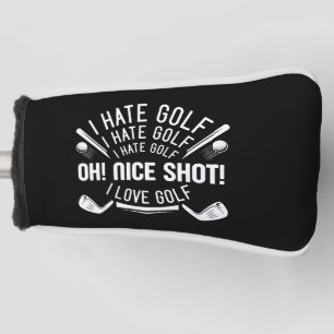 I Hate Golf Golf Head Cover