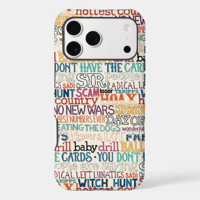 I hate how stupid everything is typography iphone case (Back)