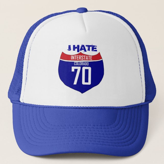 I Hate I70 Colorado highway hat (Front)