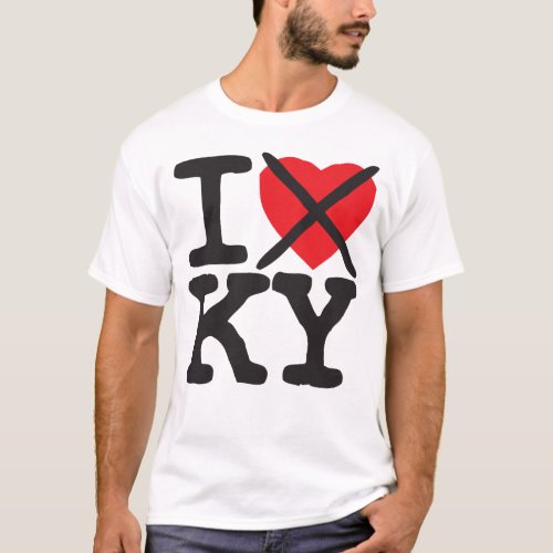 I Hate KY _ Kentucky T_Shirt