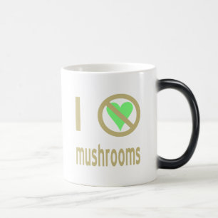 I Hate Mushrooms No Love Color Morph Mug