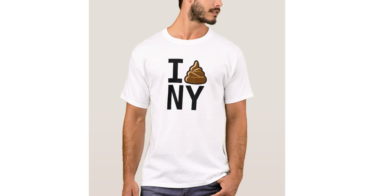 I Love NY Men's Unisex Tee Officially Licensed T-Shirt (Black, Medium)