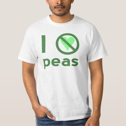 I Hate Peas T_Shirt