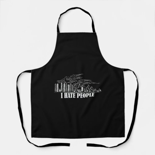 I Hate People Apron