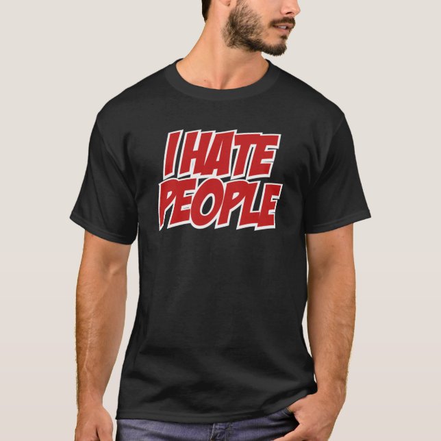 I Hate People Essential  T-Shirt (Front)