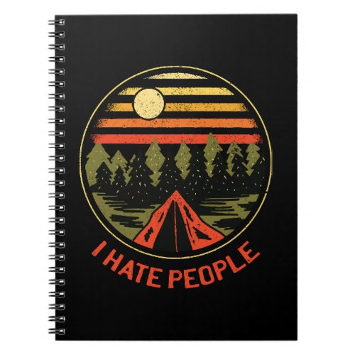 I hate people notebook