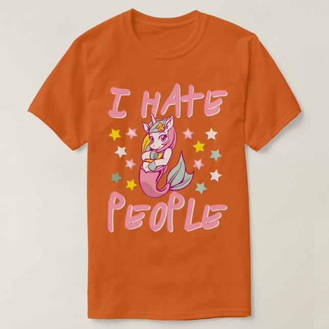 I Hate People T-Shirt (Design Front)