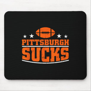 I Hate Pittsburgh Design Men Women Funny Pittsburg Mouse Pad