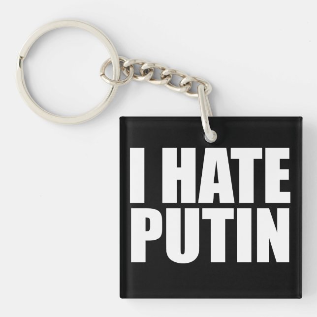 I hate Putin Keychain (Front)