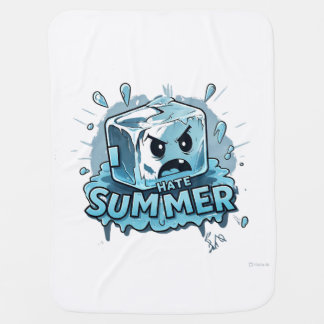 I Hate Summer Baby Blanket