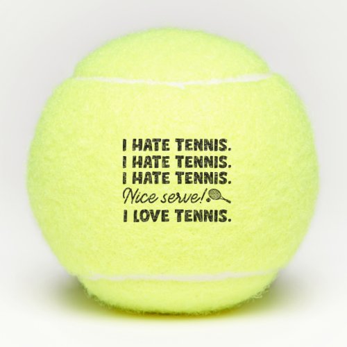I Hate Tennis Tennis Balls