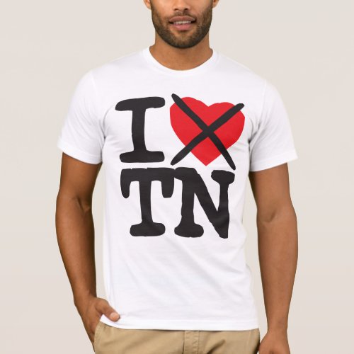 I Hate TN _ Tennessee T_Shirt