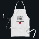 I Hate to Cook Personalized Adult Apron<br><div class="desc">if your cooking speciality is making reservations to eat out,  then personalize this apron with a chef's hat design - a fun gift for any un-chef.</div>