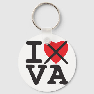 I Hate VA - Virginia Keychain