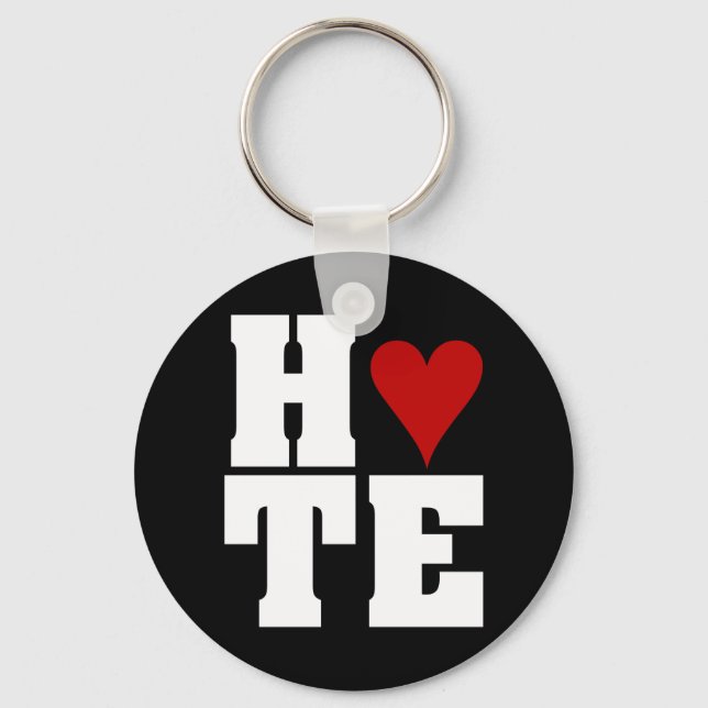 I Hate Valentine's Day Keychain (Front)