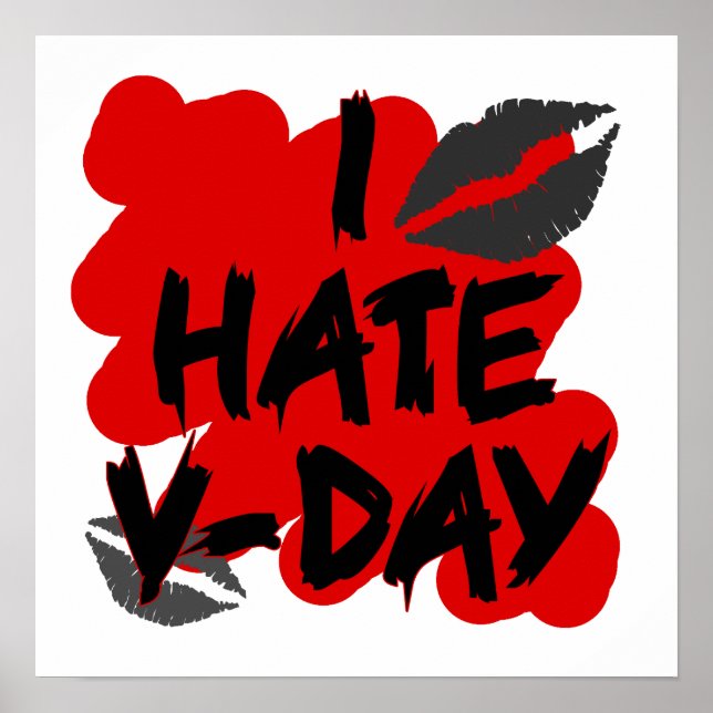 i hate vday poster (Front)