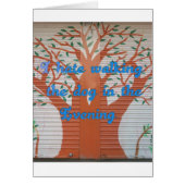 I hate walking the dog in the evening. (Front)