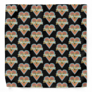 I Hate Wrestling Logo Bandanna