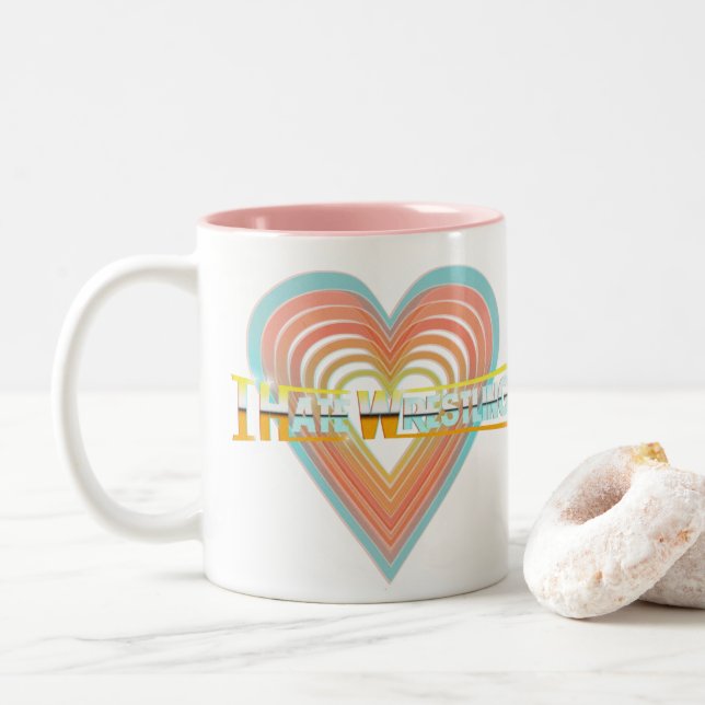 I Hate Wrestling Logo Mug (With Donut)