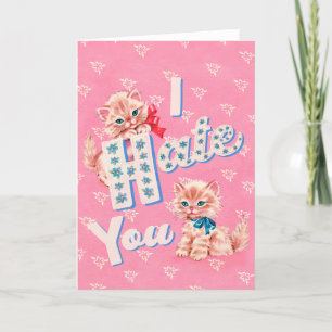I hate you holiday card