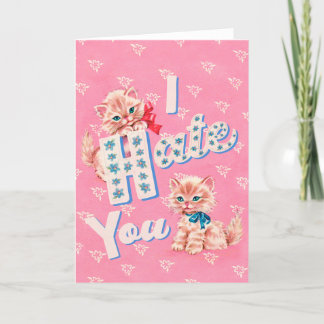 I hate you holiday card