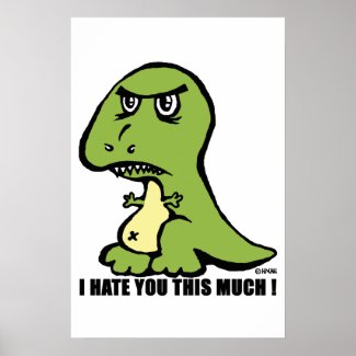 I hate you this much! poster