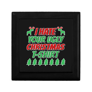 I hate your ugly Christmas t-shirt Gift Box