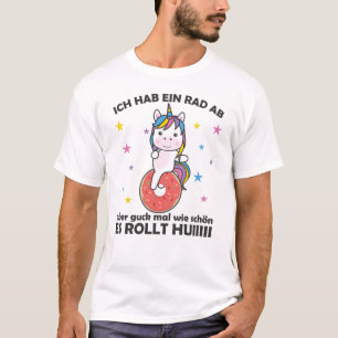I Have A Bike Off - Sweet Unicorn Donut Unicycle T-Shirt