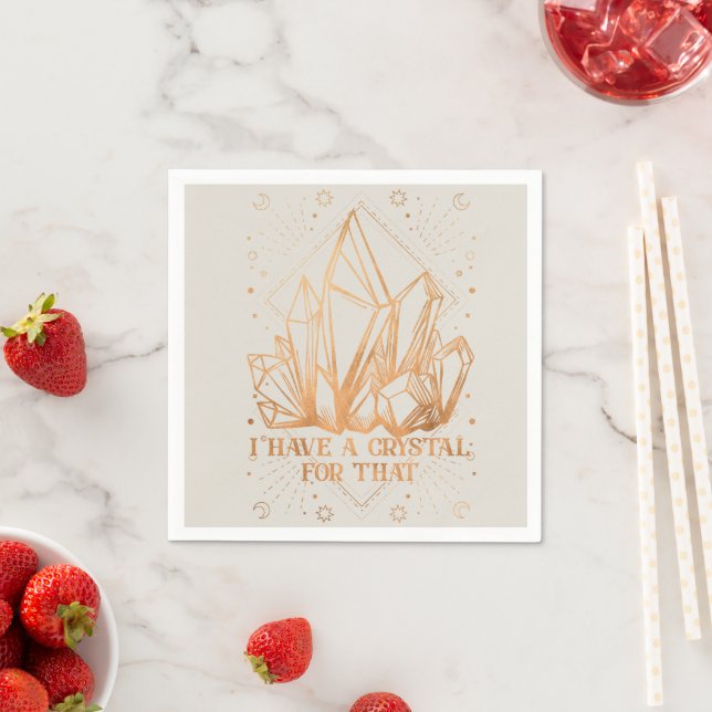 I have a crystal for that sun moon mystic séance  napkins (Insitu)
