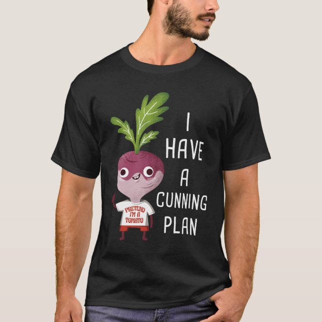I Have a Cunning Plan Turnip Memes T-Shirt (Front)