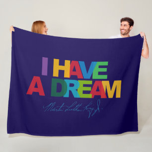 I have a dream fleece blanket
