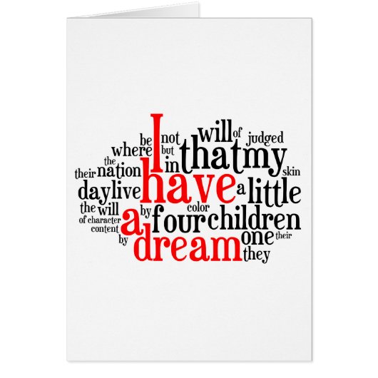 I Have a Dream in Tagxedo (Front)