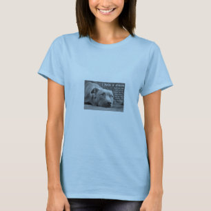 'I have a dream' pit bull baby doll T T-Shirt